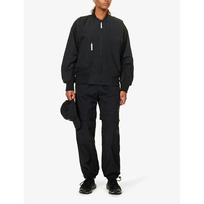 Shop Adidas By Stella Mccartney Women's Black Truecasuals Padded Recycled-polyester Jacket