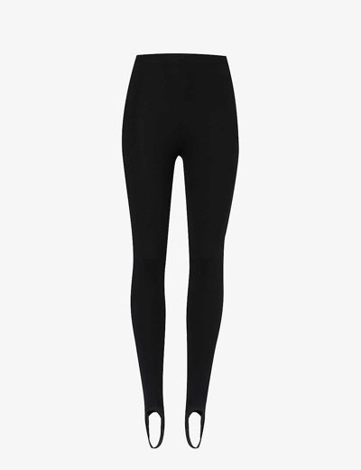 Shop Leset Women's Black Rio Stirrup Stretch-woven-blend Leggins