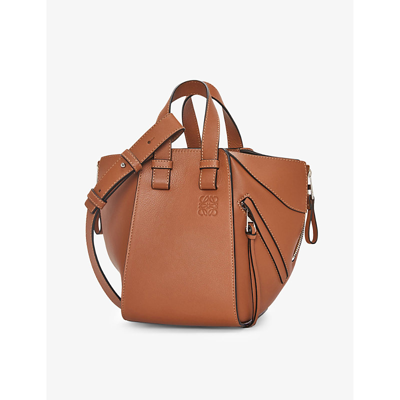 Loewe Womens Tan Hammock Small Leather Shoulder Bag In Tan