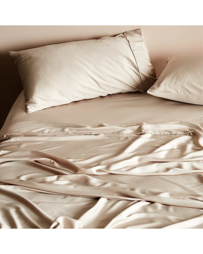 Shop Ettitude Signature Sateen Pillowcase With $5 Credit In Brown