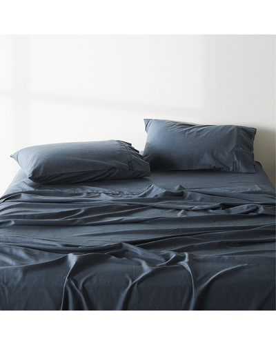Shop Ettitude Dnu  Linen+ Pillowcase Set In Blue