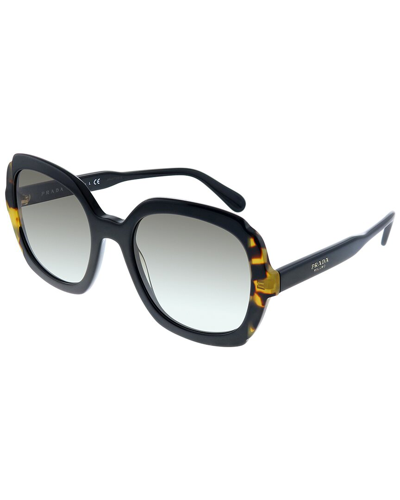 Shop Prada Women's Pr16us 54mm Sunglasses In Black