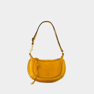 Shop Isabel Marant Oskan Moon Ga Crossbody Bag -  - Leather - Yellow In Brown