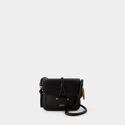 Shop Isabel Marant Vigo Flap Gz Crossbody Bag -  - Leather - Black