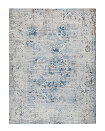 Shop Exquisite Rugs X The Met Vintage Looms Power-loomed Rug In Blue