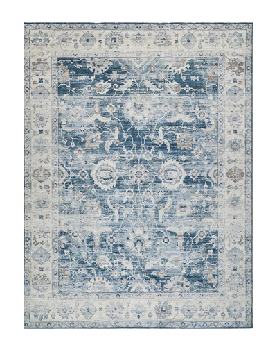 Shop Exquisite Rugs X The Met Vintage Looms Power-loomed Rug In Blue