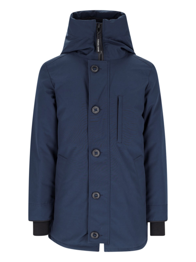 Shop Canada Goose Parka "chateau" In Blue
