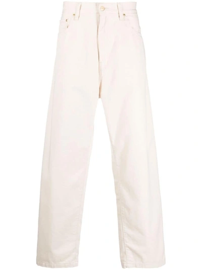 Shop Carhartt Wip Derby Pant In Ivory