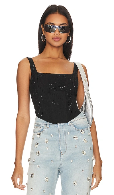 Shop Ow Collection Andie Top In Black