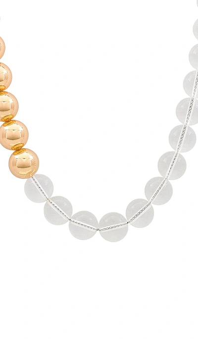 Shop Jenny Bird Lyra Necklace In Metallic Gold
