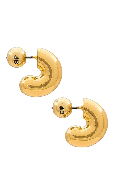 Jenny Bird Kleine Creolen Tome In Metallic Gold