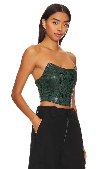 Superdown Oberteil Tawny In Dark Green