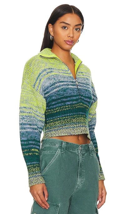 Shop 525 Alexa Sweater In Green,blue