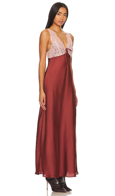 Shop Free People X Intimately Fp Country Side Maxi Slip In Red