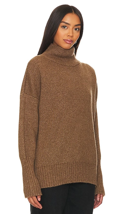 Shop Citizens Of Humanity Luca Turtleneck Sweater In Brown