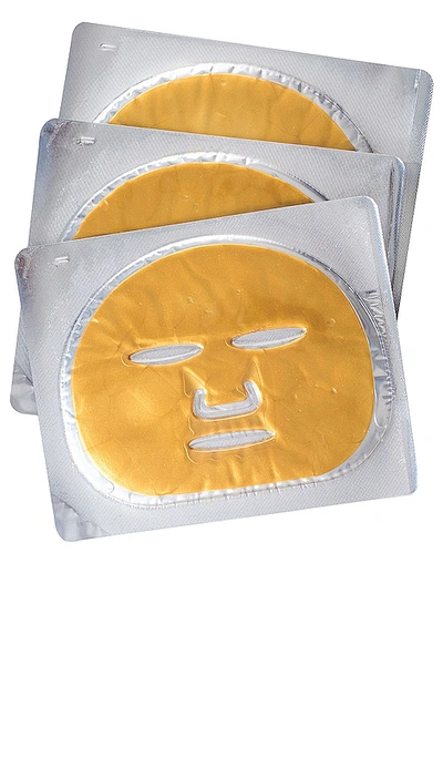Shop Dr. Devgan Scientific Beauty Gold Infused Collagen Treatment Mask 3 Pack In Beauty: Na