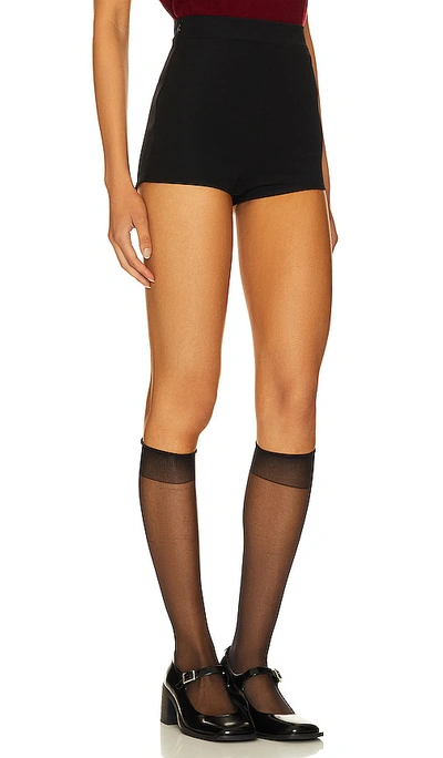 Shop Nbd Daphne Hot Shorts In Black
