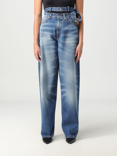 Shop Y/project Jeans  Woman Color Blue