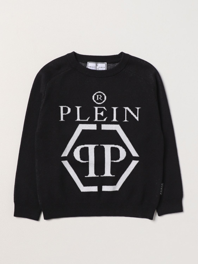 毛衣 PHILIPP PLEIN 儿童 颜色 黑色