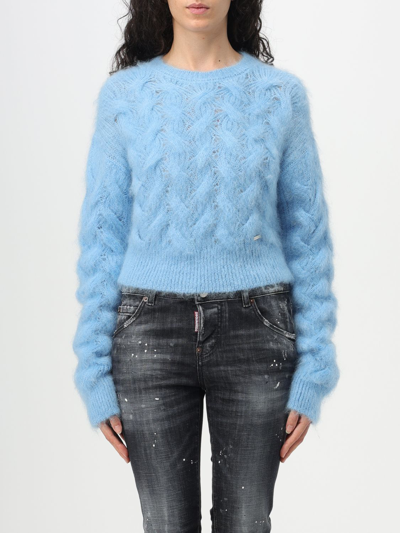 Shop Dsquared2 Wool Sweater In Blue