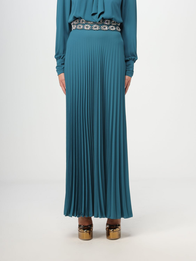 Shop Elisabetta Franchi Skirt  Woman Color Green