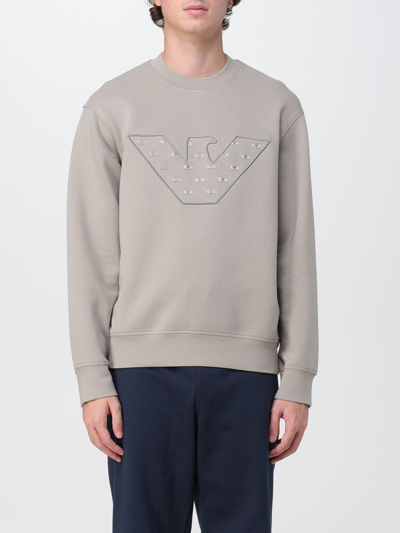 Pants Grey Armani Sweatshirt Emporio Armani Sweatshirt Men In Grey
