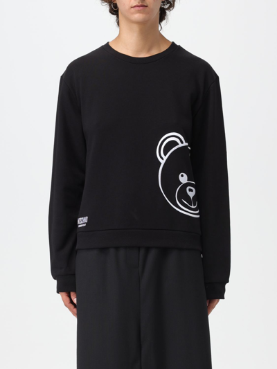 Shop Moschino Underwear Sweatshirt  Woman Color Black