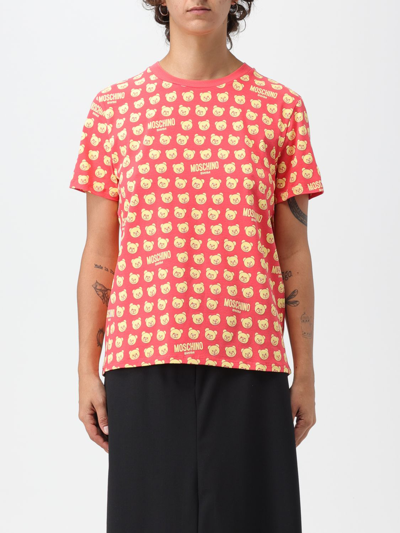 Shop Moschino Underwear T-shirt  Woman Color Fuchsia