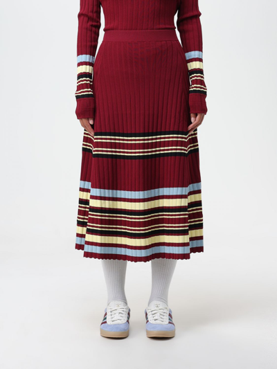 Shop Wales Bonner Skirt  Woman Color Red