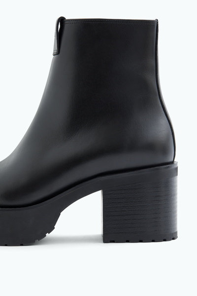 Shop Filippa K Round Toe Ankle Boots In Black