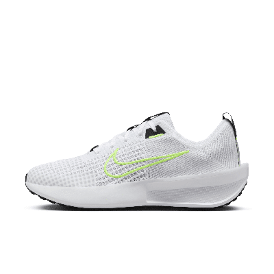 Shop Nike Men's Interact Run Road Running Shoes In White