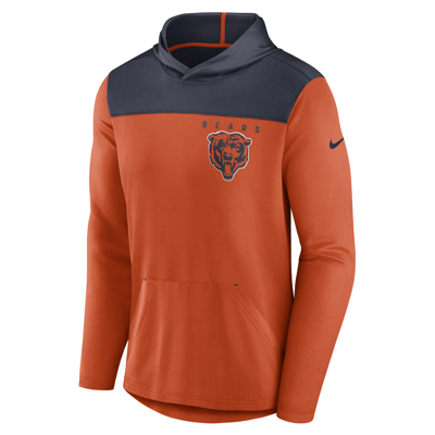 Shop Nike Chicago Bears  Men's Nfl Pullover Hoodie In Orange