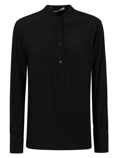 Shop Stella Mccartney Band-collar Long Sleeved Blouse In Default Title