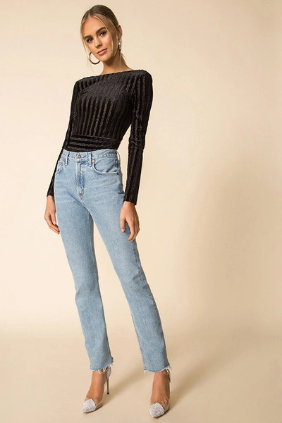 Superdown Phyllis Bodysuit In Black