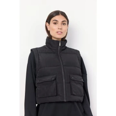 Shop Soya Concept Nina Waistcoat In Black 40226