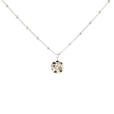 Shop Dainty London Mini Hemera Necklace In Silver In Metallic