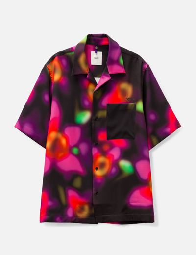 Oamc Kurt Shirt, Blurred In Red