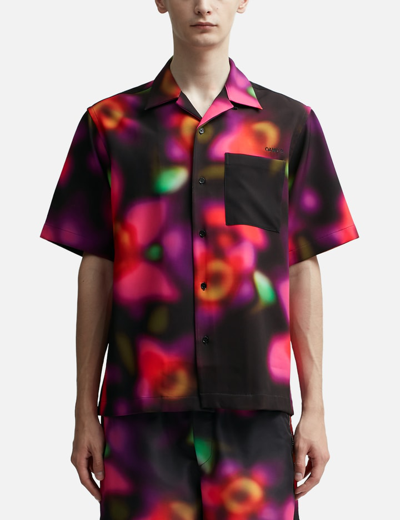 Oamc Kurt Shirt, Blurred In Red