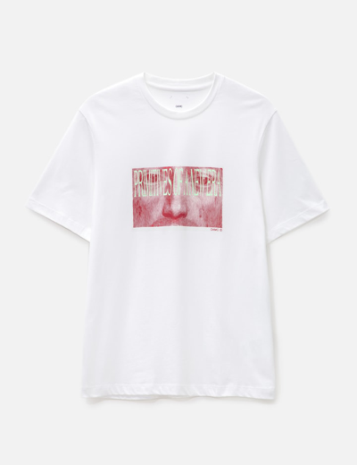 Oamc Albrecht T-shirt With Print In White