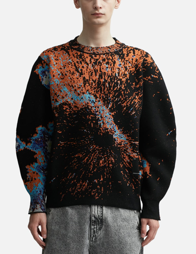 Oamc Radar Crewneck In Black