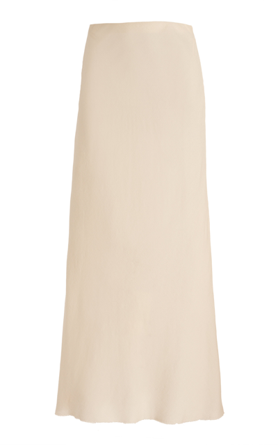 Gabriela Hearst Belo Wool-silk Maxi Skirt In Ivory