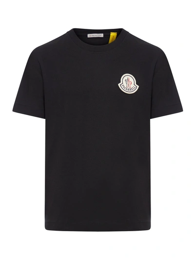 Shop Moncler Genius Crew Neck T-shirt In Black