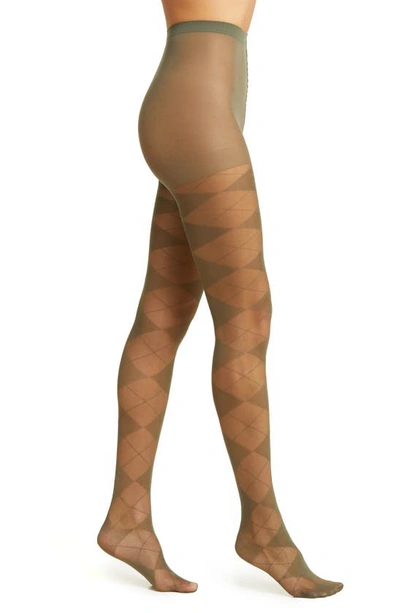 Shop Bp. Assorted 2-pack High Waist Tights In Olive Sarma