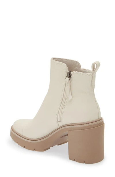 Shop Toms Rya Leather Bootie In Natural