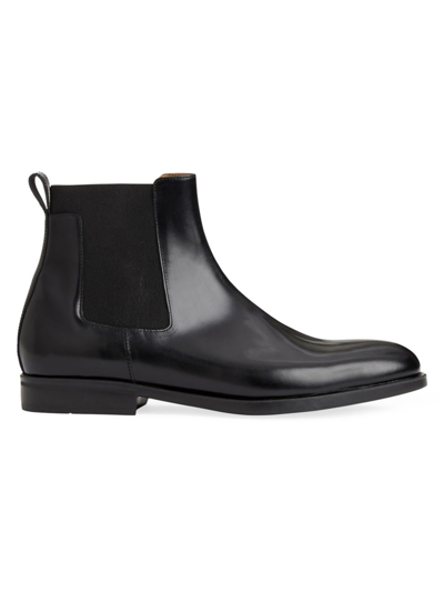 Shop Bruno Magli Men's Byron Leather Chelsea Boots In Black