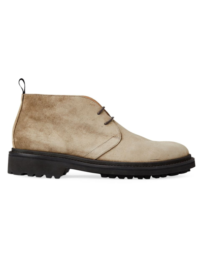 Shop Bruno Magli Men's Taddeo Suede Desert Boots In Taupe Suede