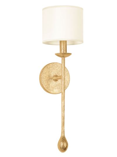 Shop Troy Lighting Osmond Single-light Wall Sconce In Vintage Gold Leaf