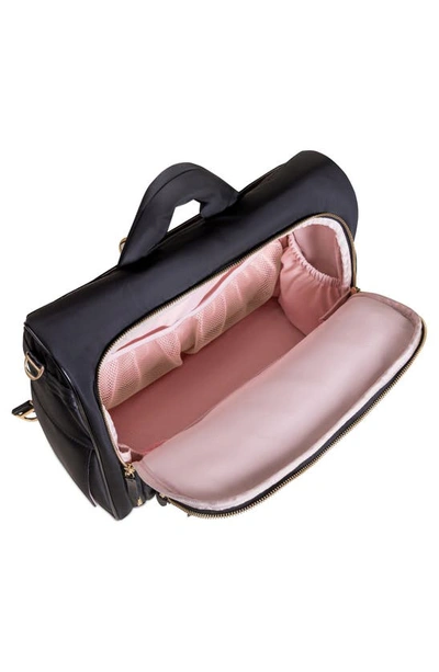 Ju-ju-be Twill Diaper Backpack Satchel In Black