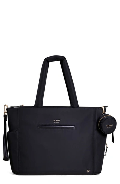 Shop Ju-ju-be Utility Strap Diaper Tote In Black