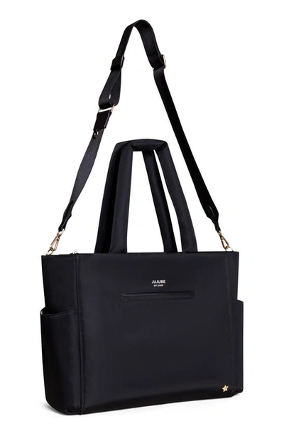 Shop Ju-ju-be Utility Strap Diaper Tote In Black